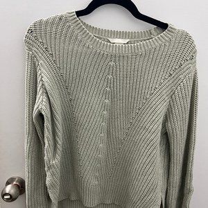 H&M Light Green Chunky Sweater | Size S
